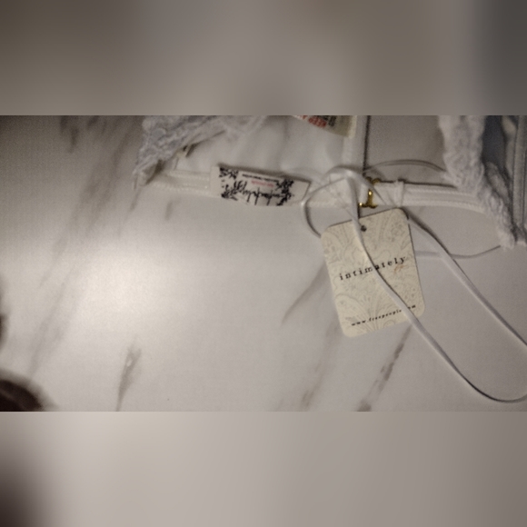 🍉3/$20 Free people white adjustable corset bralette - Picture 4 of 10